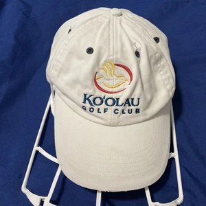 Ko’olau Golf Club Hat Cream Strapback Baseball Cap Toughest In The Nation Hawaii - Picture 1 of 8