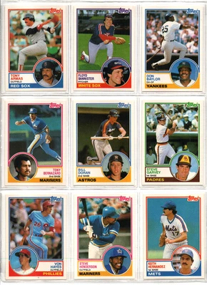 1983 年 Topps 交易美国职棒大联盟 107 张卡 - Joe Morgan、Tom Seaver — 第 1/3 张图片