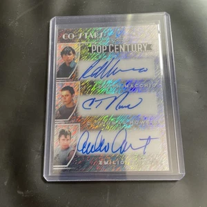 2025 Pop Century Triple Auto Macchio Emilio Estevez Thomas Howell 1/1 - Picture 1 of 6
