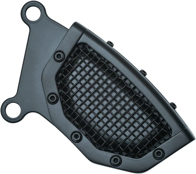 Cubierta de pinza de freno de malla Kuryakyn disco único delantera negra #6543 Harley Davidson Foto 1 de 1