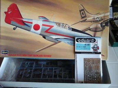 KAWASAKI KI61 H TYPE 3 FIGHTER HIEN "TONY"1/48 SCALE HASEGAWA MODEL+PHOTOETCHED - Immagine 1 di 4