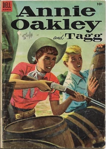 Annie Oakley #481 Dell Four Color Comic 1953 GD+/VG- 1st Annie Appearance - Picture 1 of 2