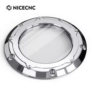 Chrome Clutch Derby Cover For Harley Road King FLHR 16-22 Special FLHRXS 17-2024 - Picture 1 of 13