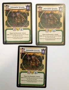 Mirumoto Yuyake (3) L5R Leyenda de los Cinco Anillos CCG Fuego y Sombra - Imagen 1 de 1
