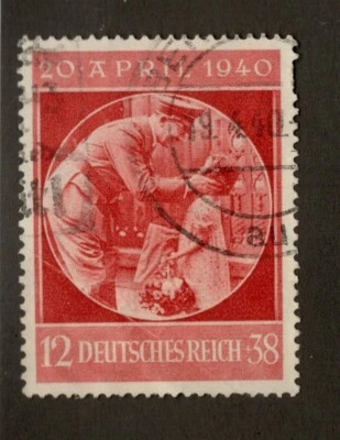 Alemanha Scott B170 Usado - Short Perfs à Direita - CV 5,50$ - Imagem 1 de 2