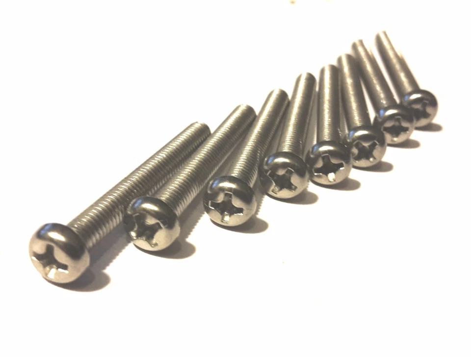 A2 Japanese Style JIS M6 Philips Screws - Many Lengths