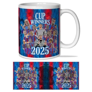 Crystal Palace Cup Winners 2025 Mug Cup Football Gifts Top Quality Mug Gift - Picture 1 of 1