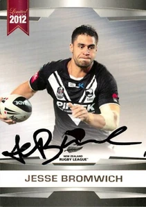Signed 2012 Melbourne Storm NRL Kiwis Limited Edition Card - Jesse Bromwich - Bild 1 von 3