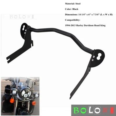 For Harley Road King 1994-13 Motorcycle Spot Fog Turn Signals Light Bar Bracket - Image 1 of 4