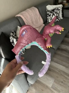 Universal Studios Japan Jurassic World Dinosaur Pink Glitter Spark Headband 2024 - Picture 1 of 5