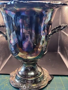 11” Gorham EP YC3150 Wine/champagne Chiller, Strasbourg, Ice Bucket. - Picture 1 of 9