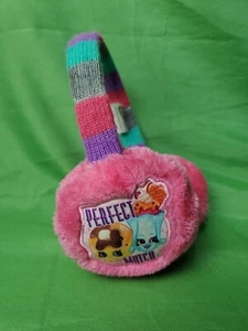 2017 Shopkins "Perfect Match" Earmuffs - Moose Pancake & Sundae Fluffy Pink - Picture 1 of 10