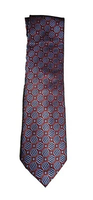 Covington мужской галстук синий и красный геометрический узор  - Изображение 1 из 2