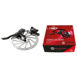 Clarks Clout1 MTB Hybrid Hydraulic Disc Brake Set Front & Rear 160mm - Picture 1 of 12