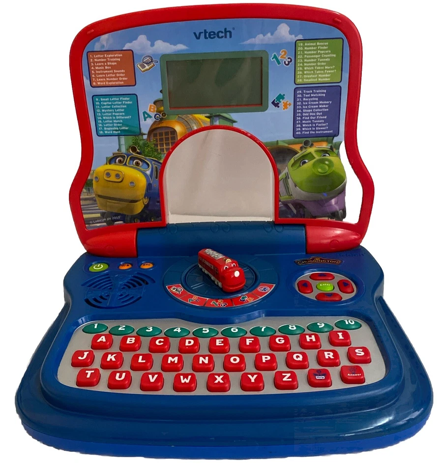 Vtech Chuggington Traintastic Laptop 2010 Works Train Educational RARE!! - Image 1 of 4