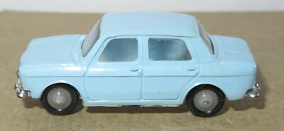 Cold Made France 1962 MICRO NOREV HO 1/87 SIMCA 1000 1961/1968 Light Blue #519 - Image 1 of 4