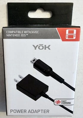 YOK AC POWER ADAPTER NINTENDO 3DS 3DS XL 2DS DSi DSi XL BRAND NEW FAST SHIPPING  - Image 1 of 4