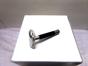 Vintage Gillette Black Handle Super Speed Razor 1976 W4 - Picture 1 of 5