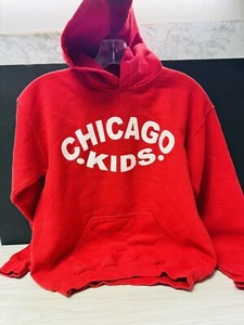 “CHICAGO KIDS” Chenille Hoodie Kids Size L - Picture 1 of 3