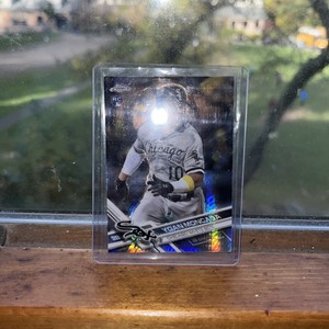 2017 Topps Chrome Prism Refractor #75 Yoan Moncada RC Rookie White Sox