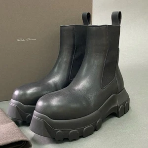 2D9 “” Rick Owens 24SS BEATLE BOZO TRACTOR Beetle Side Gore Boots 35 Used AYAN-0 - Picture 1 of 8