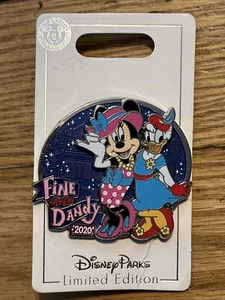 Disney Parks Minnie Mouse and Daisy Duck Fine and Dandy Pin 2020 LE Dapper Days - Picture 1 of 4