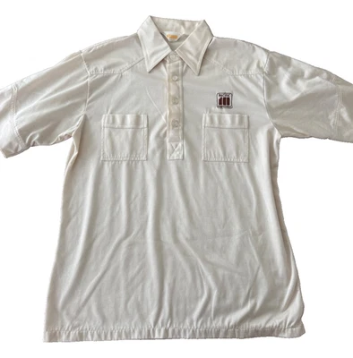 Polo Sahara de fútbol de conferencia PAC-10 vintage para hombre - crema - grande (delgado) Foto 1 de 3