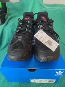 Adidas Originals OZMILLEN Uomo TG-9.5 Core Nero/Rosso/Verde 2023 Nuove con scatola. - Foto 1 di 14