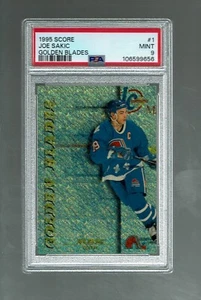 1995-96. Score Golden Blades. Joe Sakic #1 PSA 9. Pop 1. none higher - Bild 1 von 1
