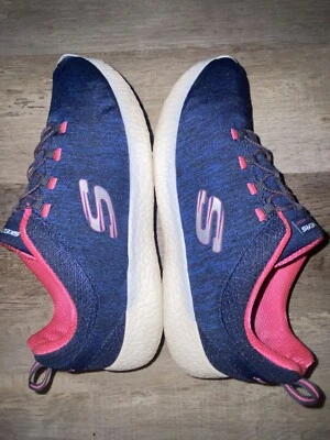 Skechers, Dark Blue/Pink "Energy Burst Equinox" size 9.         (R)(BW) - Image 1 of 4