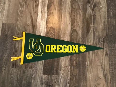 Oregon Ducks 1939  NCAA National Championship Basketball Pennant Cover