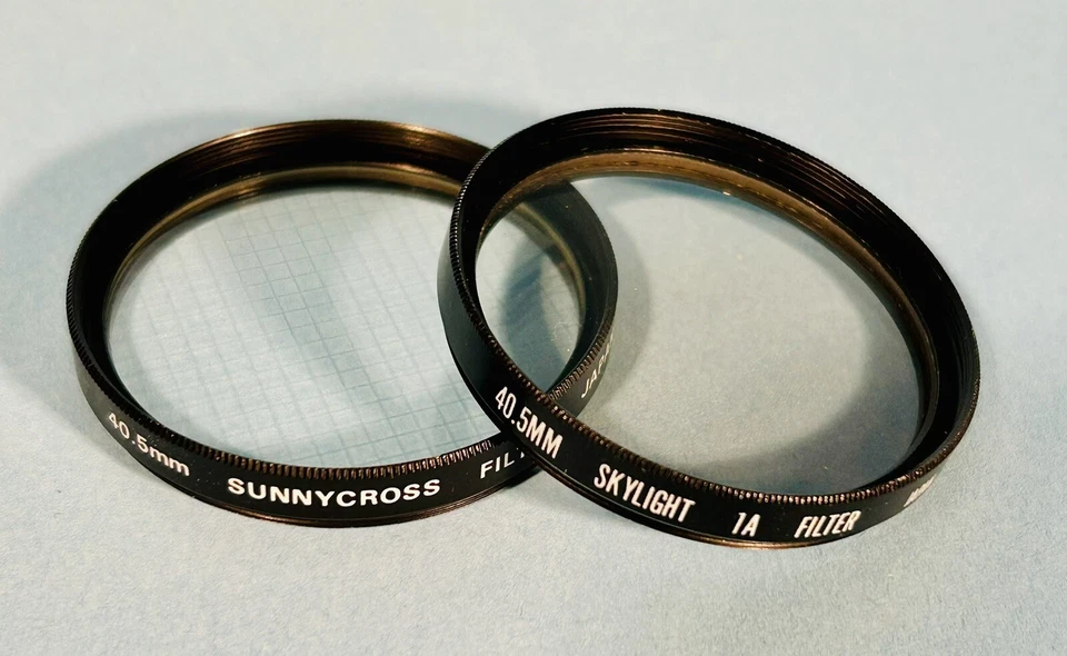 40.5 mm Skylight 1A & Sunnycross Filters - Image 1 of 1