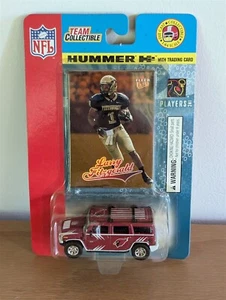 LARRY FITZGERALD DIE CAST HUMMER WITH TRADING CARD 2004 FLEER NFL ARIZONA CARDS - Picture 1 of 2