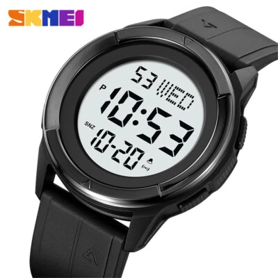 SKMEI Men Digital Watch Countdown Stopwatch Sport Watches Boys Girls Wristwatch* - Image 1 of 4