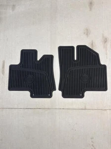2010 - 2016 Cadillac SRX OEM Black Rubber Mats EUC As Shown FAST SHIP - Picture 1 of 7