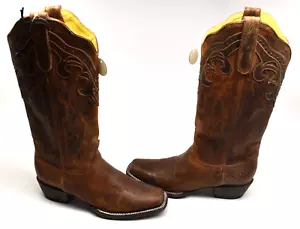 Idyllwind Tough Cookie Western Boot Brown SQUARE TOE Women's 8M - Picture 1 of 12