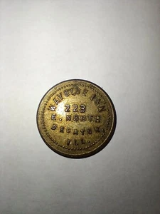 DECATUR ILLINOIS TOKEN - Picture 1 of 2