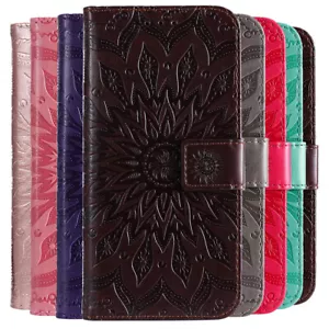 3D Sunflower Embossed Wallet Book Phone Case Cover for Honor 200 X6B X5B X7C X9C - Picture 1 of 20