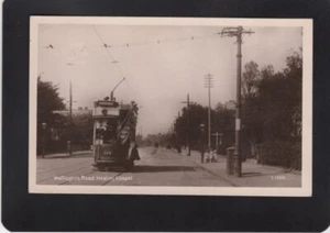 Heaton Chapel, Manchester Tram, Wellington Road, Stockport, Cheshire,, RPPC - Picture 1 of 2