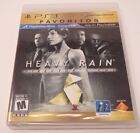 NEW Heavy Rain Director's Cut Video Game Sony PlayStation 3 PS3 English Spanish 