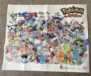 Nintendo Pokémon How To Catch ‘Em All 2005 Poster - Picture 1 of 4