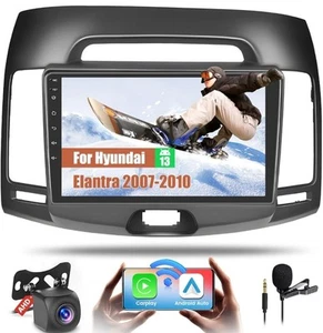 for Hyundai Elantra 2007-2010 Android 13 Apple CarPlay 2+32G Car Stereo Radio - Picture 1 of 8