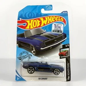 Camaro 190/250 2017 Hot Wheels HW Roadsters '69 azul 3/5 - Imagen 1 de 3