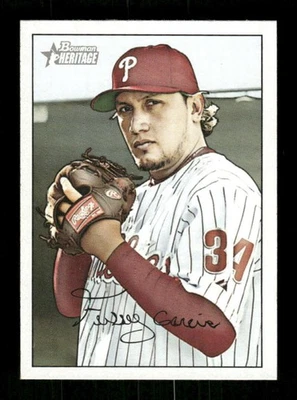 2007 Bowman Heritage #48 Freddy Garcia NM Near Mint Phillies BXCP23 - Image 1 of 2