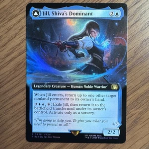 Magic MTG Final Fantasy Jill, Shiva's Dominant (Extended Art) FIN 0438 Foil Rare - Bild 1 von 2