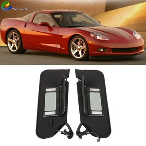For 2005-2013 Chevrolet Corvette C6 Pair Sunshade Sun visor 23142243 23142245 - Picture 1 of 15