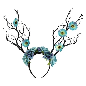 Diadema de asta decoración del cabello infantil accesorios de vacaciones para mujeres renos - Imagen 1 de 12