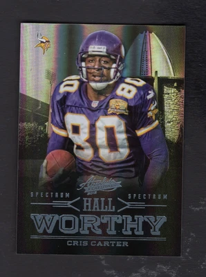 2012 Absolute Hall Worthy Spectrum #16 Cris Carter 37/100 - Image 1 of 2
