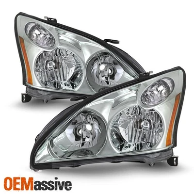 Par de faros tipo halógeno izquierda+derecha para 04-06 Lexus RX330 06-08 RX350 RX400h Foto 1 de 4