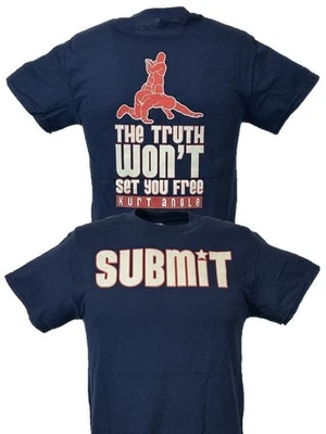 Camiseta Kurt Angle Submit Truth Won't Set You Free Foto 1 de 4